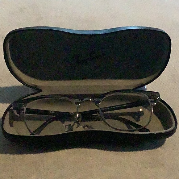 Ray-Ban RX5154 5750 Clubmaster, Blue Gray Prescription Glasses 51-21-145 - Picture 2 of 6